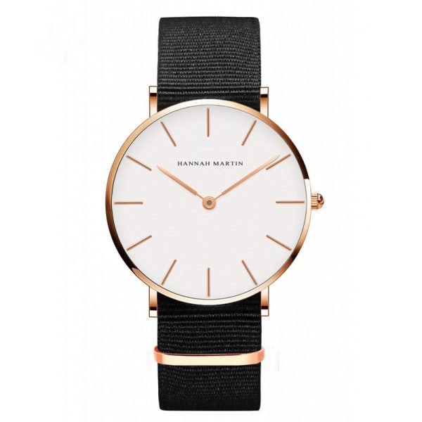 Men'S Fashion Business Casual Waterproof Simple Thin Leather Band Quartz Watch