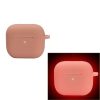 Fashion Simple Solid Color Luminous Protectiv Silicone Airpods Case