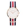 Men'S Fashion Business Casual Waterproof Simple Thin Leather Band Quartz Watch