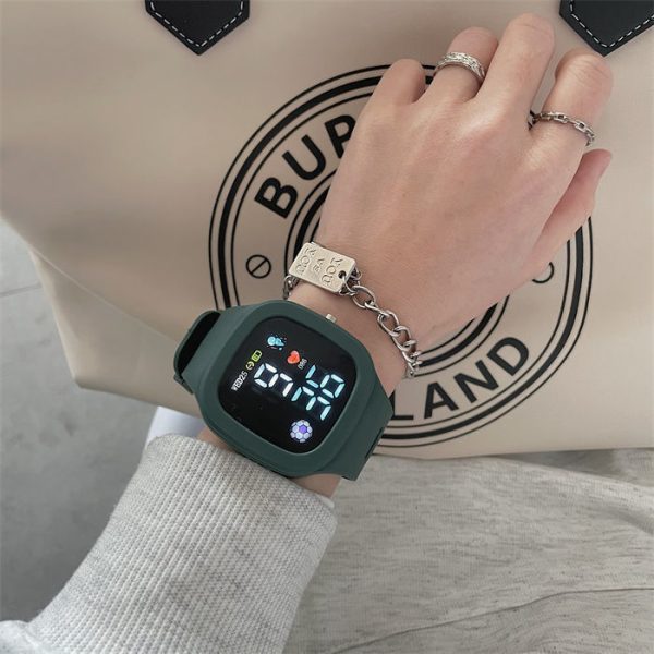 Women'S Fashion Klein Blue LED Digital Watch