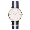 Men'S Fashion Business Casual Waterproof Simple Thin Leather Band Quartz Watch