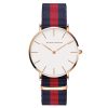 Men'S Fashion Business Casual Waterproof Simple Thin Leather Band Quartz Watch