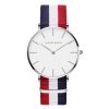 Men'S Fashion Business Casual Waterproof Simple Thin Leather Band Quartz Watch