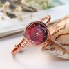 Women'S Fashion Casual Retro Small Round Dial Rhinestone Bracelet Quartz Watch