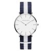 Men'S Fashion Business Casual Waterproof Simple Thin Leather Band Quartz Watch