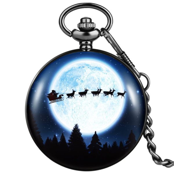 Christmas Collection Vintage Waist Chain Pocket Watch