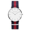 Men'S Fashion Business Casual Waterproof Simple Thin Leather Band Quartz Watch