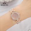 Women'S Fashion Simple Full Diamond Round Quartz Watch