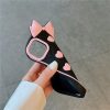 Fashion Cute Heart Bowknot Anti-Drop Soft Silicone Phone Apple Case