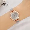 Women'S Fashion Simple Swan Heart Rhinestone Bracelet Watch