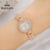 Women'S Simple Fashion Round Diamond Set Dial Bracelet Watch