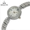 Women'S Simple Fashion Round Diamond Set Dial Bracelet Watch