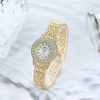 Women'S Fashion Casual Rhinestone Set Steel Strap Quartz Watch