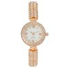 Women'S Simple Fashion Round Diamond Set Dial Bracelet Watch