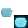 Fashion Simple Solid Color Luminous Protectiv Silicone Airpods Case