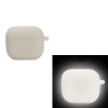 Fashion Simple Solid Color Luminous Protectiv Silicone Airpods Case