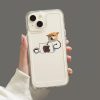 Men'S And Women'S Fashion Casual Creative Cartoon Cats And Dogs Apple Soft Case