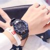 Women'S Fashion Simple Pointer Digital Drop-Proof Waterproof Luminous Watch