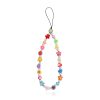 Women Fashion Simple Rainbow Beaded Phone Chain