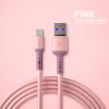 Fast Charging Type C Cable USB C Liquid Soft Silicone Mobile Phone Data Cable