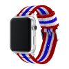 Men'S And Women'S Fashion Three-Color Stripe Apple Watch Canvas Nylon Bands