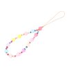 Women Fashion Luck Eyes Beaded Mobile Phone Chain Key Chain