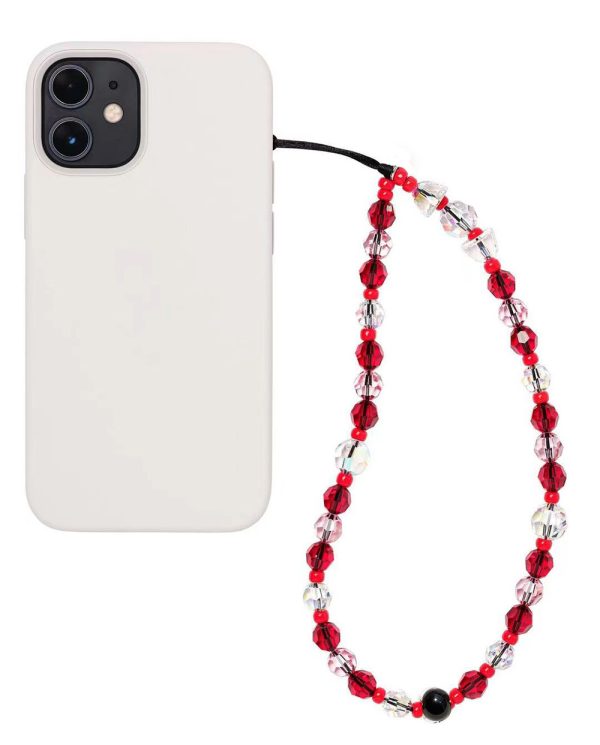 Women Fashion Simple Beaded Phone Chain