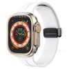 Fashion Simple Magnetic Folding Buckle Silicone Apple Watch Band