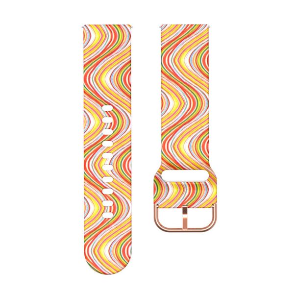 Fashion Samsung Galaxy Flora Printed Silicone Watch Bands