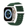 Fashion Personality Sports Solid Color Marine Silicone Double Buckle Apple Watch Bands