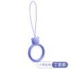 Fashion Bear Cartoon Cute Solid Color Silicone Keychain Phone Chain