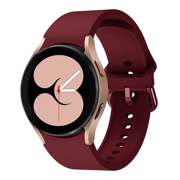 Fashion Simple Solid Color Pin Buckle Samsung Galaxy Watch Silicone Bands