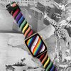 Fashion Rainbow Colorblock Silicone Apple Watch Bands