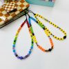 Women Creative Multicolor Acrylic Bead Phone Chain