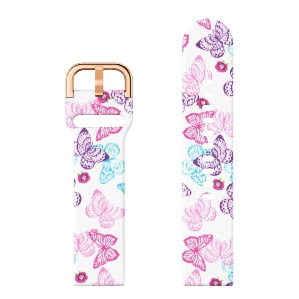 Fashion Samsung Galaxy Flora Printed Silicone Watch Bands