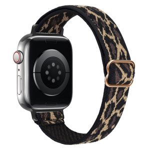 Fashion Nylon Braided Slim Single Loop Apple Watch Bands