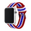 Men'S And Women'S Fashion Three-Color Stripe Apple Watch Canvas Nylon Bands