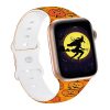 Halloween Multicolor Print Silicone Apple Watch Bands