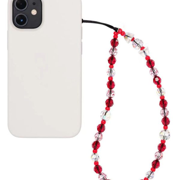 Women Fashion Simple Beaded Phone Chain