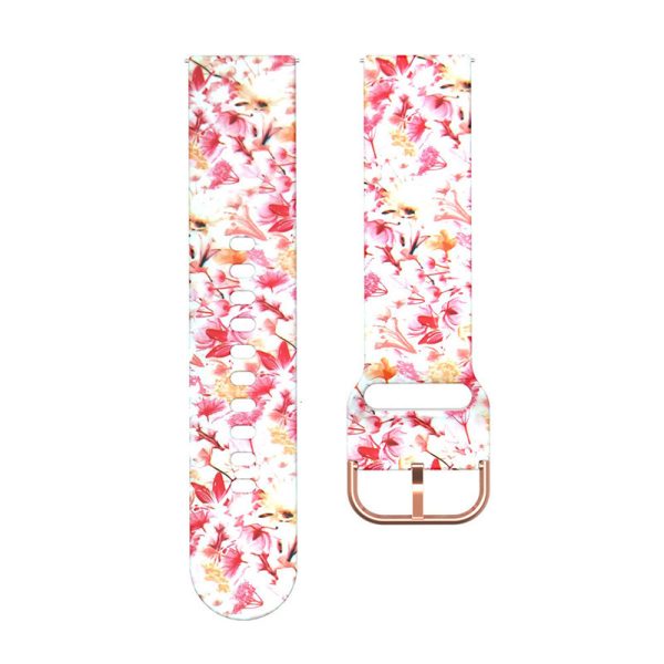 Fashion Samsung Galaxy Flora Printed Silicone Watch Bands