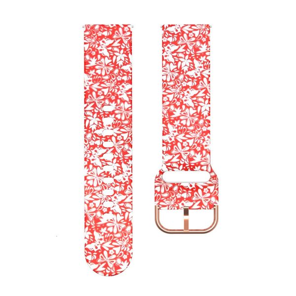 Fashion Samsung Galaxy Flora Printed Silicone Watch Bands