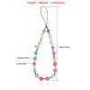 Women Fashion Simple Handmade Colorful Floral Phone Chain