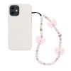 Simple Cute Pink Bow Pearl Phone Chain