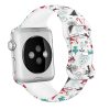 Christmas Graphic Print Silicone Apple Watch Bands