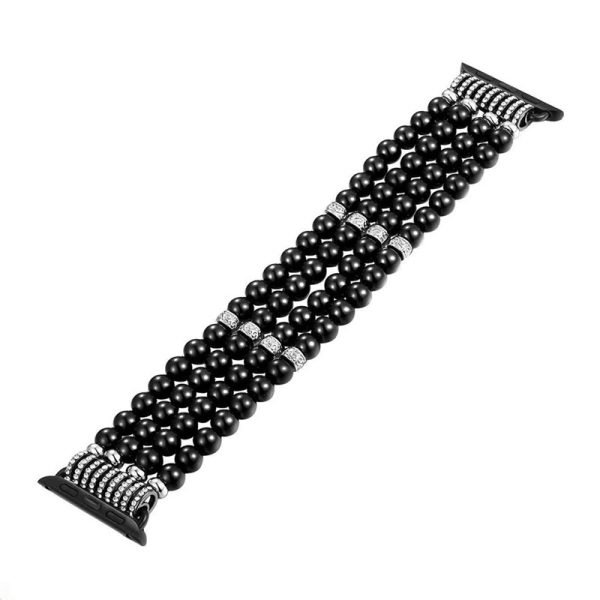 Fashion Pearl Onyx Apple Watch Bands