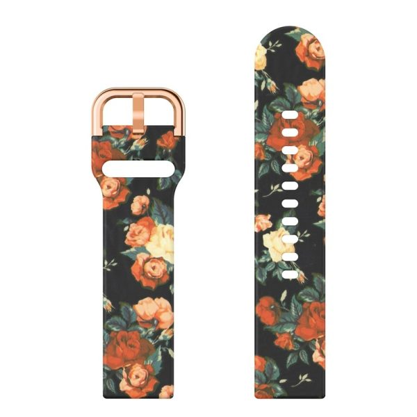 Fashion Samsung Galaxy Flora Printed Silicone Watch Bands