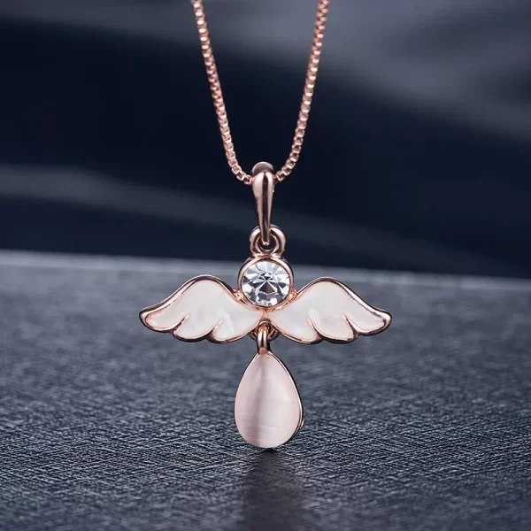 Necklace Set Temperament Angel Wings Earrings Necklace