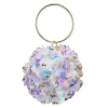 Evening Bag Fashion Creative Floral Pearl Ring Handle