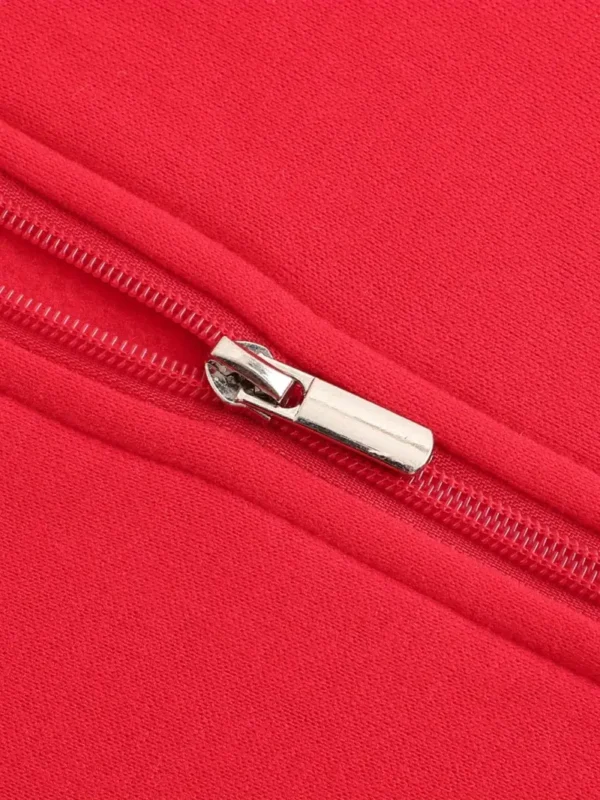 Men's Casual Zip-Up High Neck Athletic Jacket with Slant Pockets - Image 3