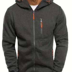 Men's Lightweight 220gsm Polyester Hooded Sweatshirt